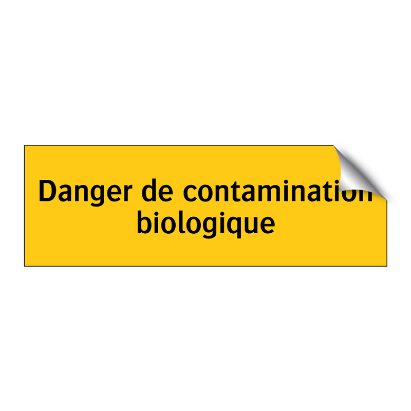Danger de contamination biologique