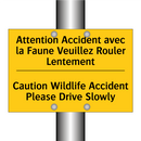 Attention Accident avec la Faune  /.../ - Caution Wildlife Accident Please  /.../