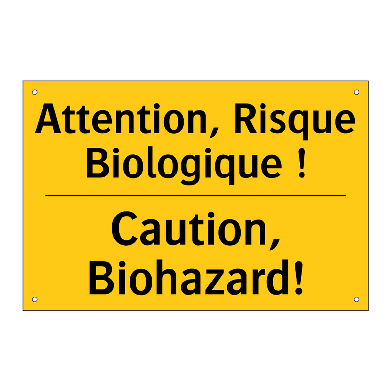 Attention, Risque Biologique ! - Caution, Biohazard!