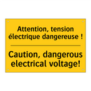 Attention, tension électrique  /.../ - Caution, dangerous electrical  /.../