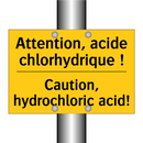 Attention, acide chlorhydrique  /.../ - Caution, hydrochloric acid!