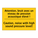 Attention, bruit avec un niveau  /.../ - Caution, noise with high sound  /.../