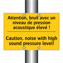 Attention, bruit avec un niveau  /.../ - Caution, noise with high sound  /.../