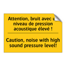 Attention, bruit avec un niveau  /.../ - Caution, noise with high sound  /.../