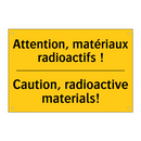 Attention, matériaux radioactifs  /.../ - Caution, radioactive materials! /.../