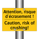 Attention, risque d'écrasement  /.../ - Caution, risk of crushing!