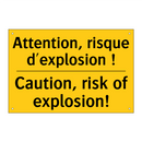 Attention, risque d'explosion  /.../ - Caution, risk of explosion!