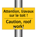 Attention, travaux sur le toit  /.../ - Caution, roof work!