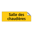 Salle des chaudières