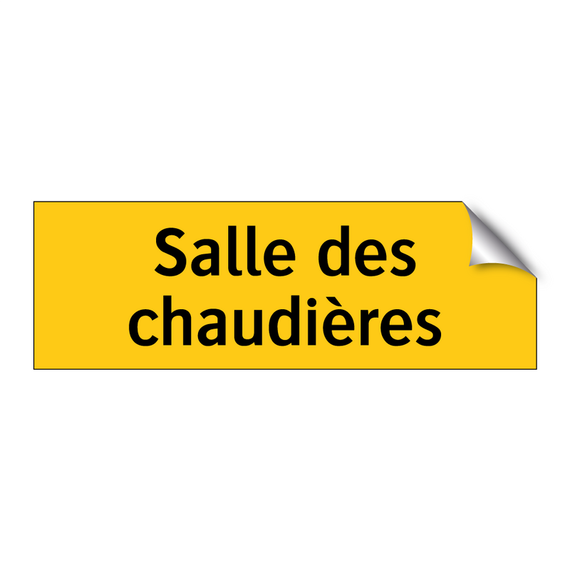 Salle des chaudières