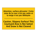 Attention, surface glissante !  /.../ - Caution, Slippery Surface! This  /.../