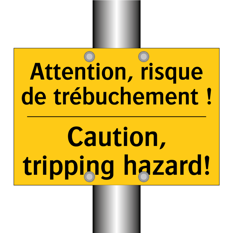 Attention, risque de trébuchement  /.../ - Caution, tripping hazard!