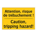 Attention, risque de trébuchement  /.../ - Caution, tripping hazard!