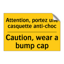 Attention, portez une casquette  /.../ - Caution, wear a bump cap