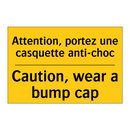 Attention, portez une casquette  /.../ - Caution, wear a bump cap