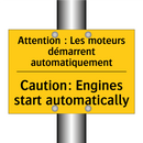 Attention : Les moteurs démarrent  /.../ - Caution: Engines start automatically /.../