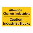Attention : Chariots industriels /.../ - Caution: Industrial Trucks