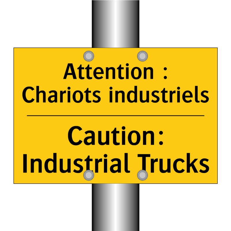 Attention : Chariots industriels /.../ - Caution: Industrial Trucks