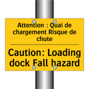 Attention : Quai de chargement  /.../ - Caution: Loading dock Fall hazard /.../