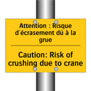 Attention : Risque d'écrasement  /.../ - Caution: Risk of crushing due  /.../