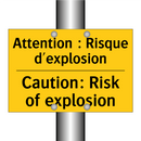 Attention : Risque d'explosion - Caution: Risk of explosion