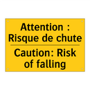 Attention : Risque de chute - Caution: Risk of falling