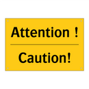 Attention ! - Caution!