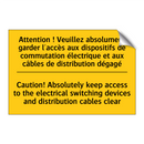 Attention ! Veuillez absolument  /.../ - Caution! Absolutely keep access  /.../