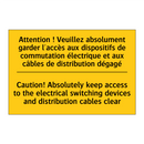 Attention ! Veuillez absolument  /.../ - Caution! Absolutely keep access  /.../
