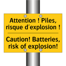 Attention ! Piles, risque d'explosion  /.../ - Caution! Batteries, risk of explosion! /.../