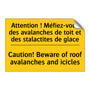 Attention ! Méfiez-vous des avalanches  /.../ - Caution! Beware of roof avalanches  /.../
