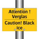 Attention ! Verglas - Caution! Black ice