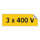 3 x 400 V