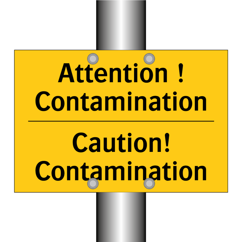 Attention ! Contamination - Caution! Contamination