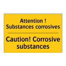 Attention ! Substances corrosives /.../ - Caution! Corrosive substances