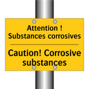 Attention ! Substances corrosives /.../ - Caution! Corrosive substances