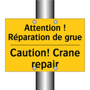 Attention ! Réparation de grue - Caution! Crane repair