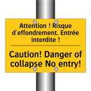 Attention ! Risque d'effondrement.  /.../ - Caution! Danger of collapse No  /.../