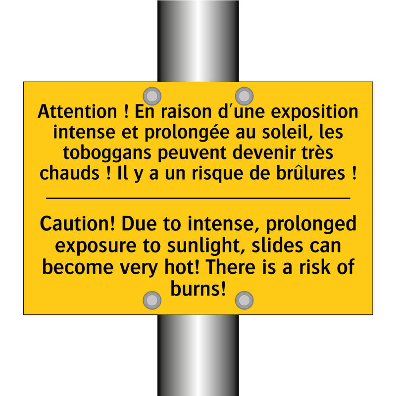 Attention ! En raison d'une exposition  /.../ - Caution! Due to intense, prolonged  /.../
