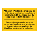Attention ! Pendant les orages  /.../ - Caution! During thunderstorms  /.../