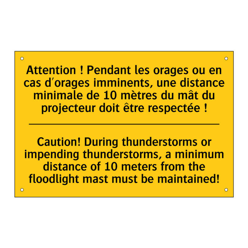 Attention ! Pendant les orages  /.../ - Caution! During thunderstorms  /.../