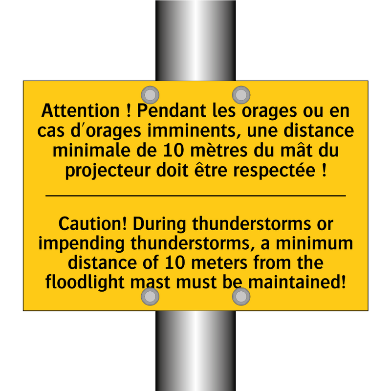 Attention ! Pendant les orages  /.../ - Caution! During thunderstorms  /.../