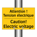 Attention ! Tension électrique - Caution! Electric voltage
