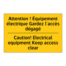 Attention ! Équipement électrique  /.../ - Caution! Electrical equipment  /.../