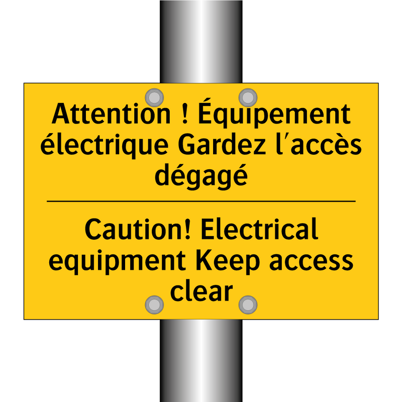 Attention ! Équipement électrique  /.../ - Caution! Electrical equipment  /.../