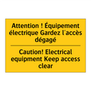 Attention ! Équipement électrique  /.../ - Caution! Electrical equipment  /.../