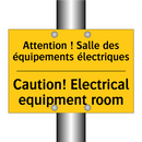 Attention ! Salle des équipements  /.../ - Caution! Electrical equipment  /.../