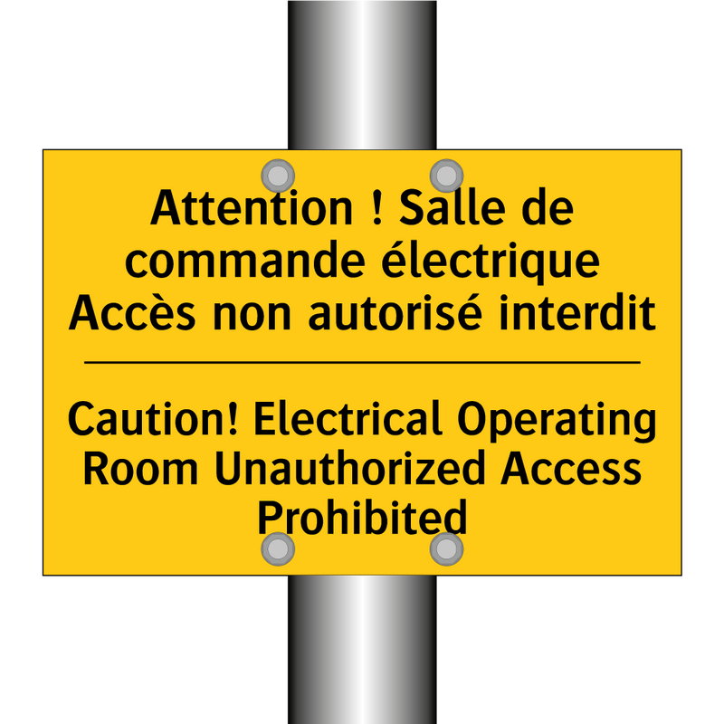 Attention ! Salle de commande  /.../ - Caution! Electrical Operating  /.../