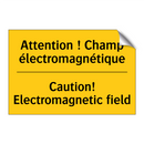 Attention ! Champ électromagnétique /.../ - Caution! Electromagnetic field