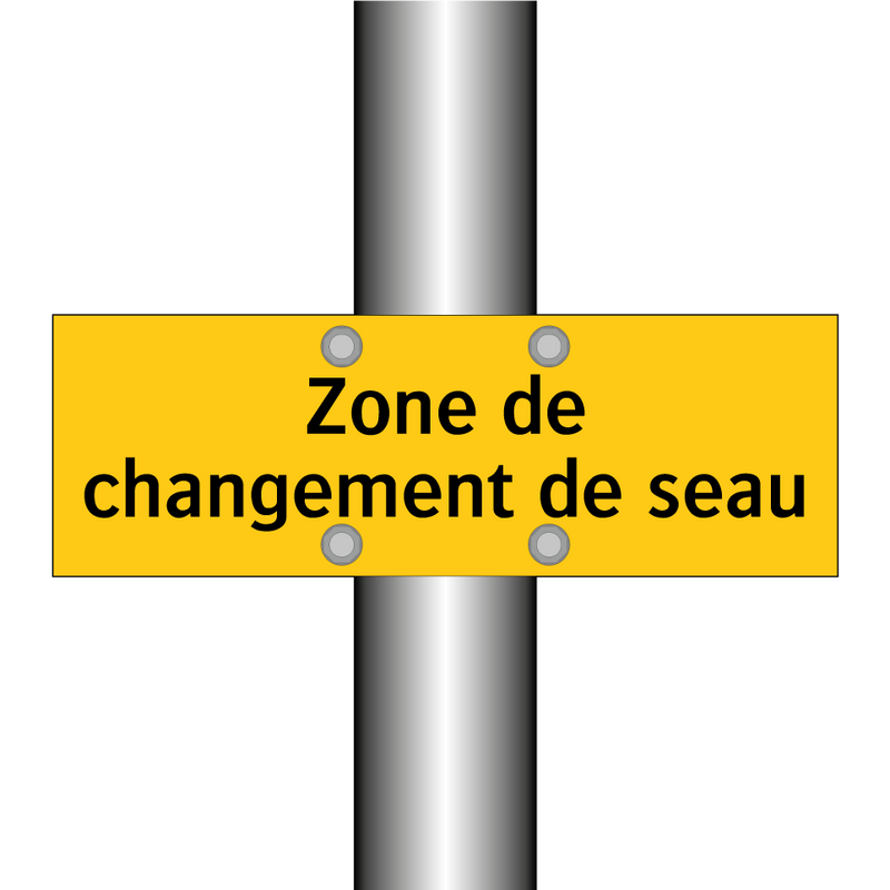 Zone de changement de seau